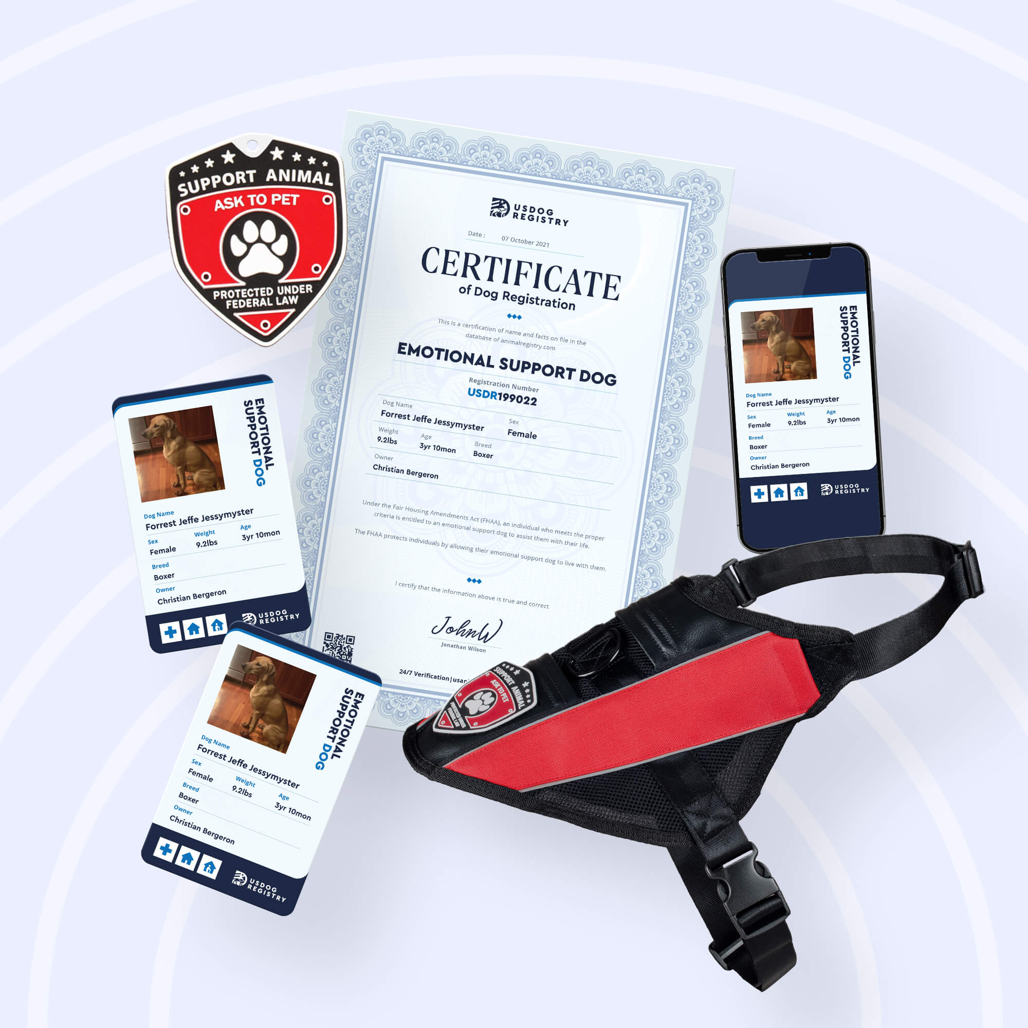 Emotional Support Dog Complete Protection Kit