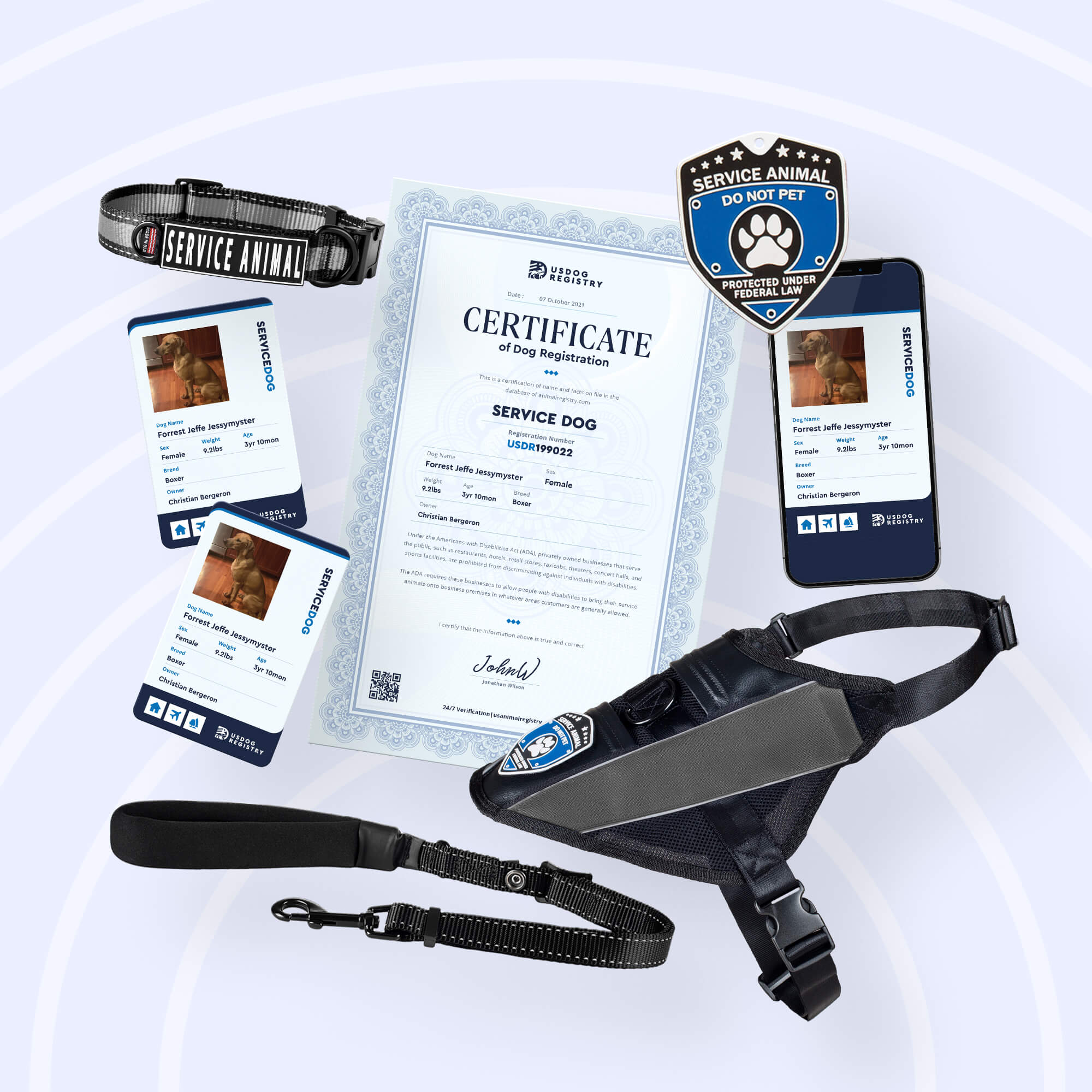 Psychiatric Service Dog Deluxe Peace of Mind Kit